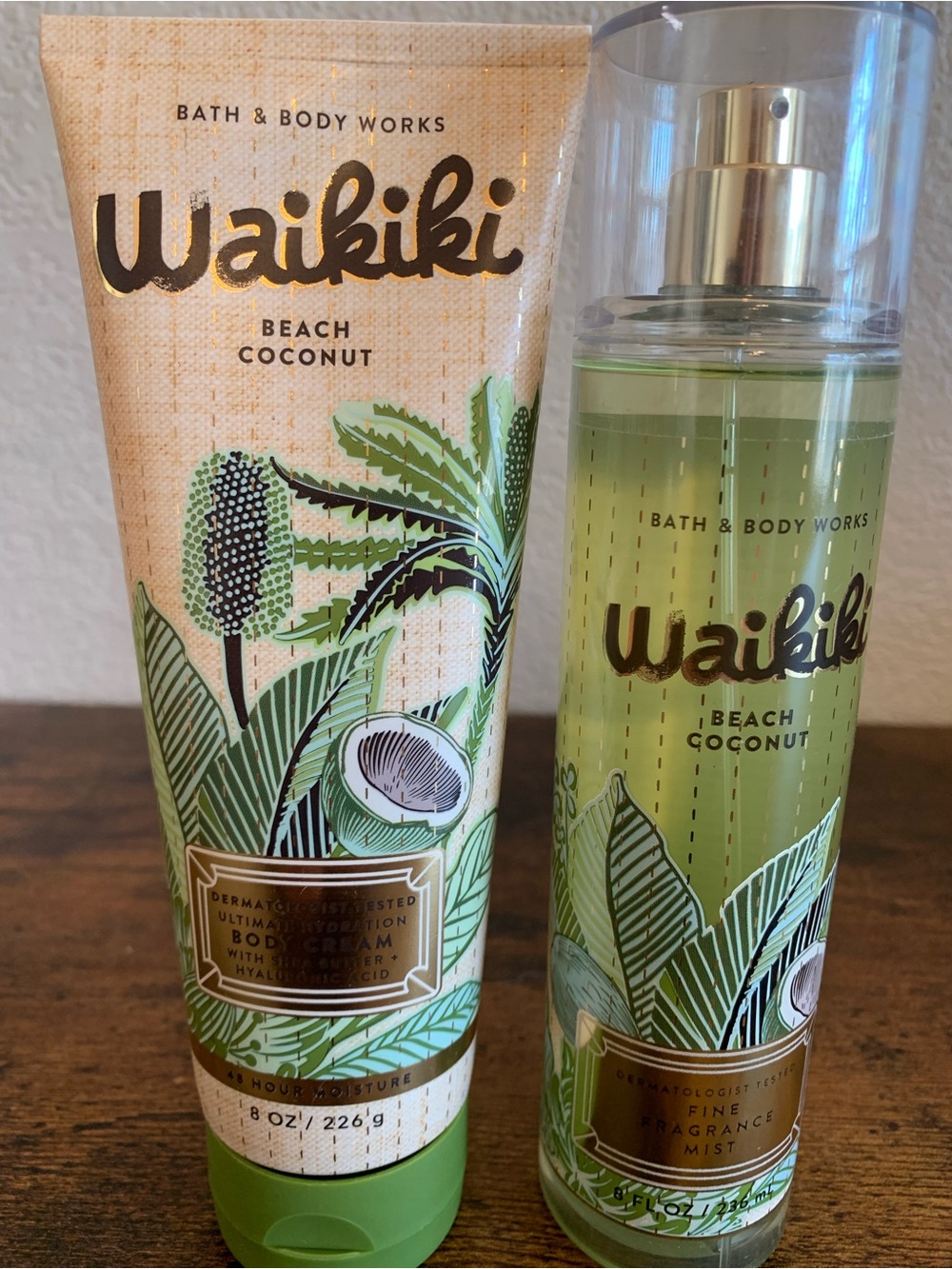 Bath & Body Works Waikiki Beach Coconut Body Cream & Mist